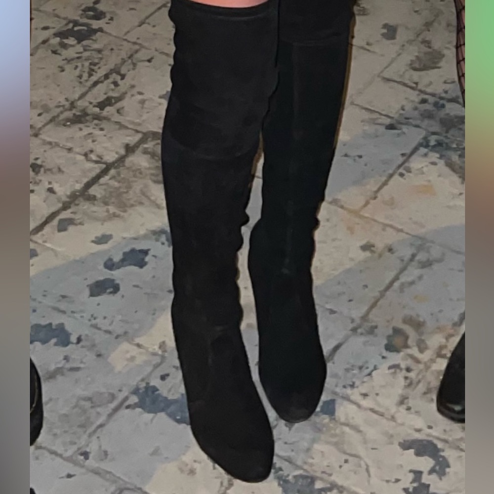 Stuart Weitzman Black Over the Knee Boots